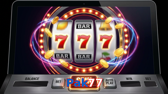 Main screen of Pak77 slots page for PK players